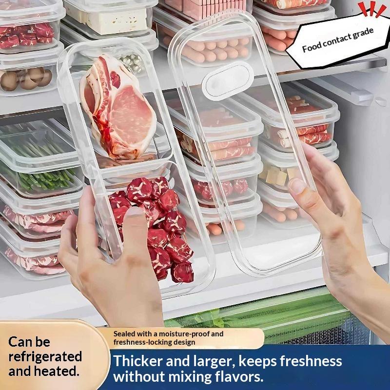Food Packed Snacks - Organisateur de réfrigérateur et congélateur empilable,