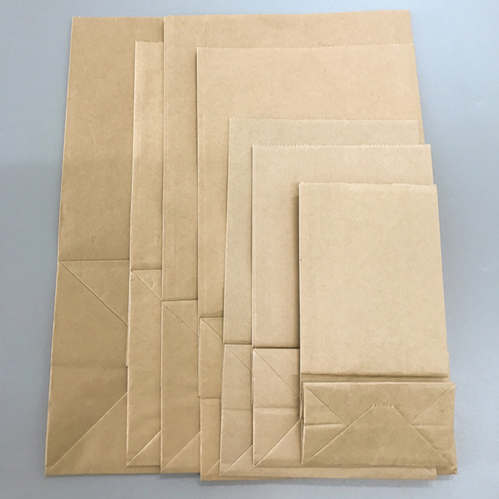Food Snacks In Usa - 100 sacs en papier kraft de