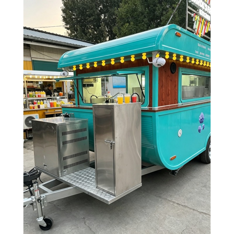 Snacks Food Stall - Chariot de Restauration Mobile Multifonctionnel pour