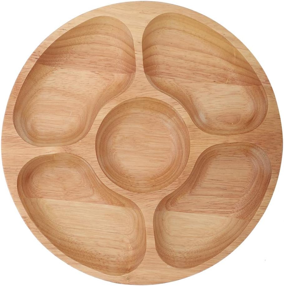 Food Snacks Candy - Plateau de service rond en bois