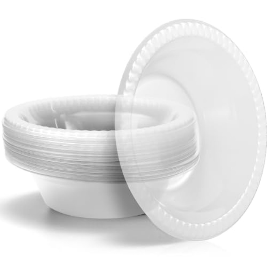 Food Packed Snacks - Lot de 30 bols en plastique