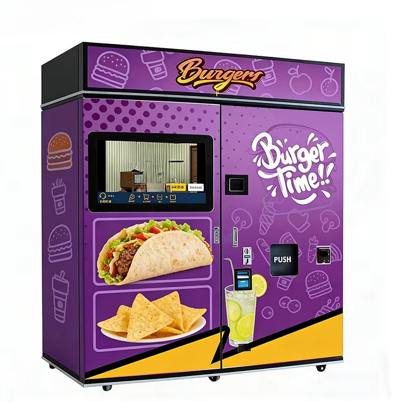 Food Snacks In Usa - Distributeur automatique de restauration rapide personnalisé,