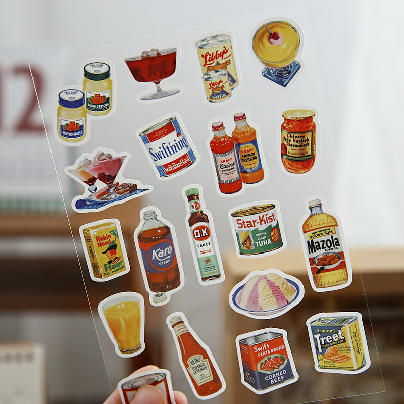 Junk Food Snacks - Autocollants mignons sur le thème des