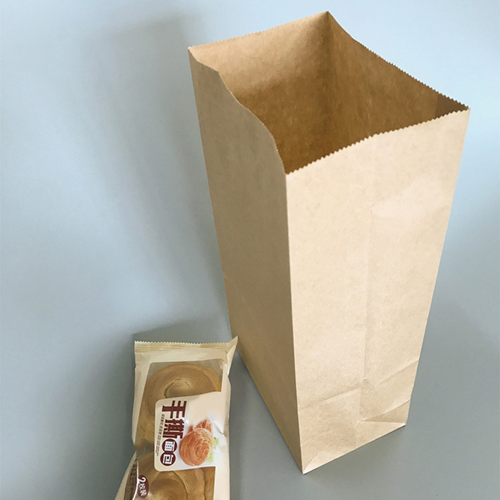 100 sacs en papier kraft de pe - Food Snacks In Usa avis et prix