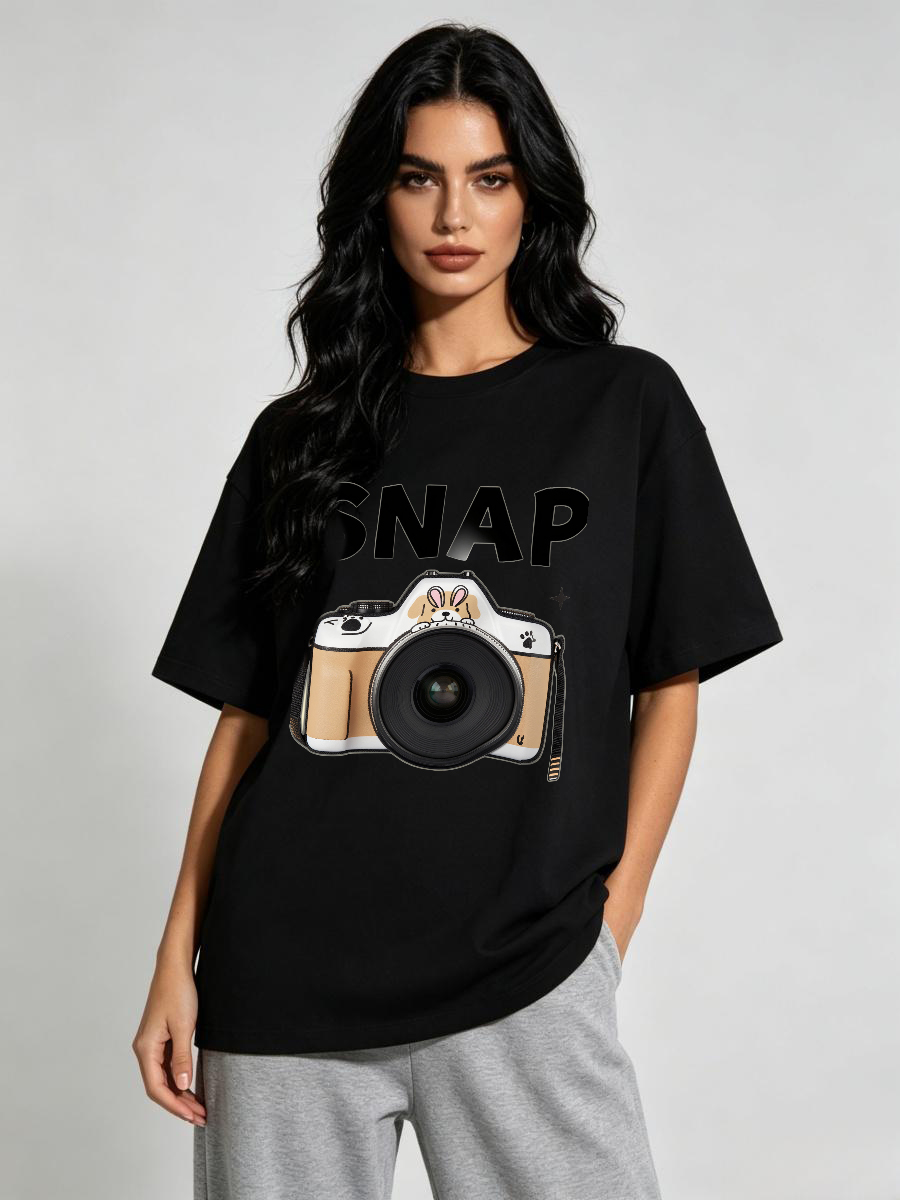 T-shirts en coton avec poche p - Food Energy Snacks avis et prix