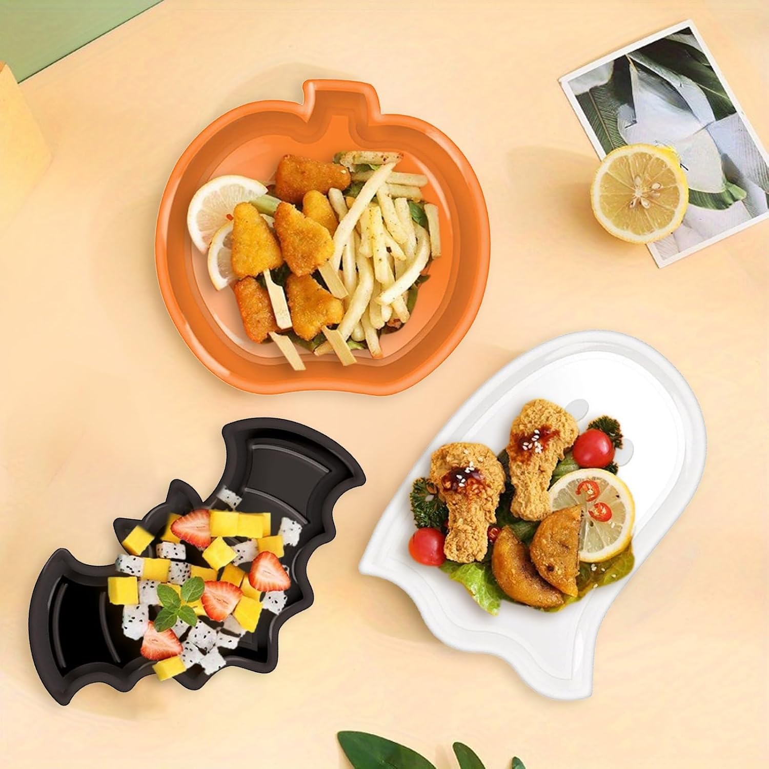 Ensemble d'assiettes réutilisa - Food Snacks Candy avis et prix