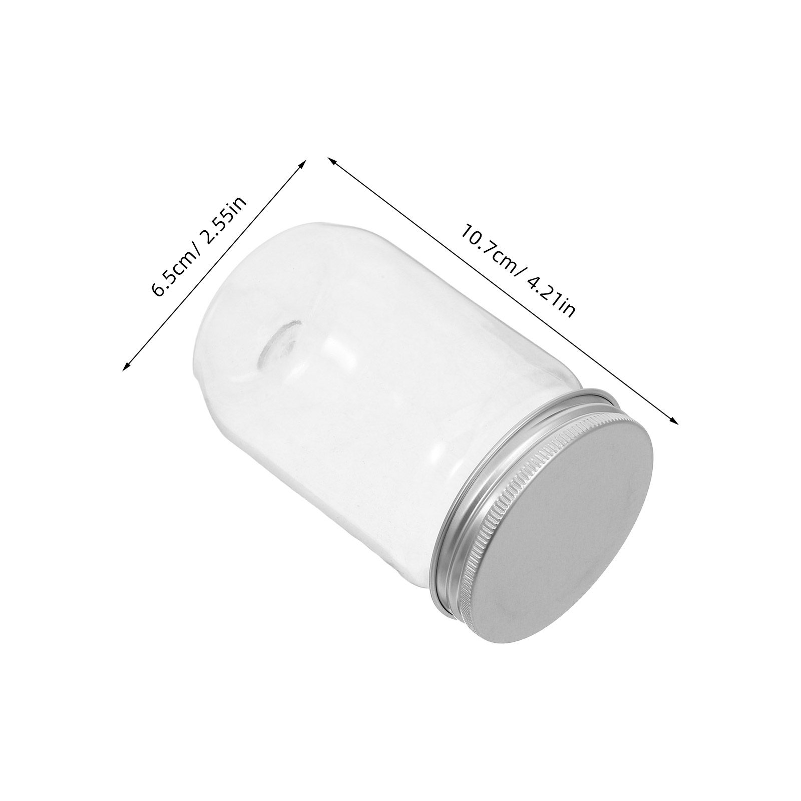6 pots en plastique transparen - Food Snacks Candy avis et prix