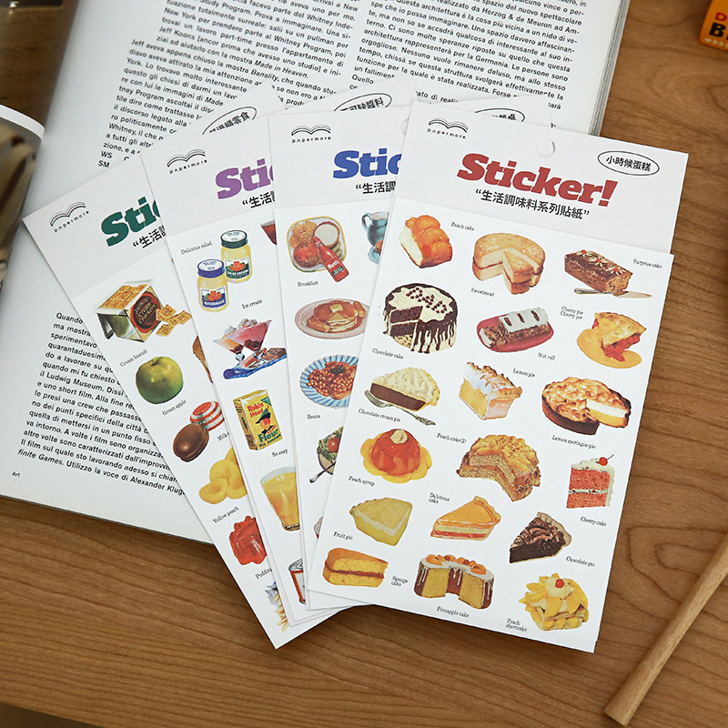 Autocollants mignons sur le th - Junk Food Snacks avis et prix