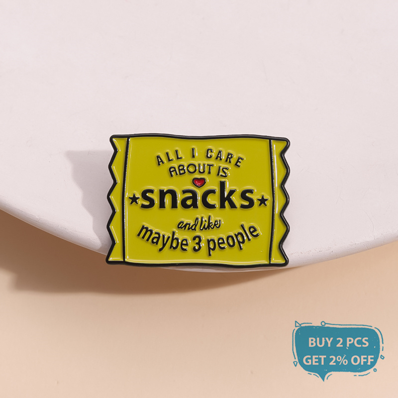 Broche en émail pour les amate - Junk Food Snacks avis et prix