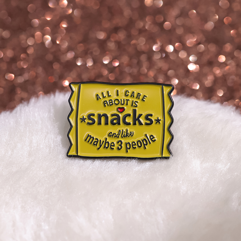 Broche en émail pour les amate - Junk Food Snacks avis et prix