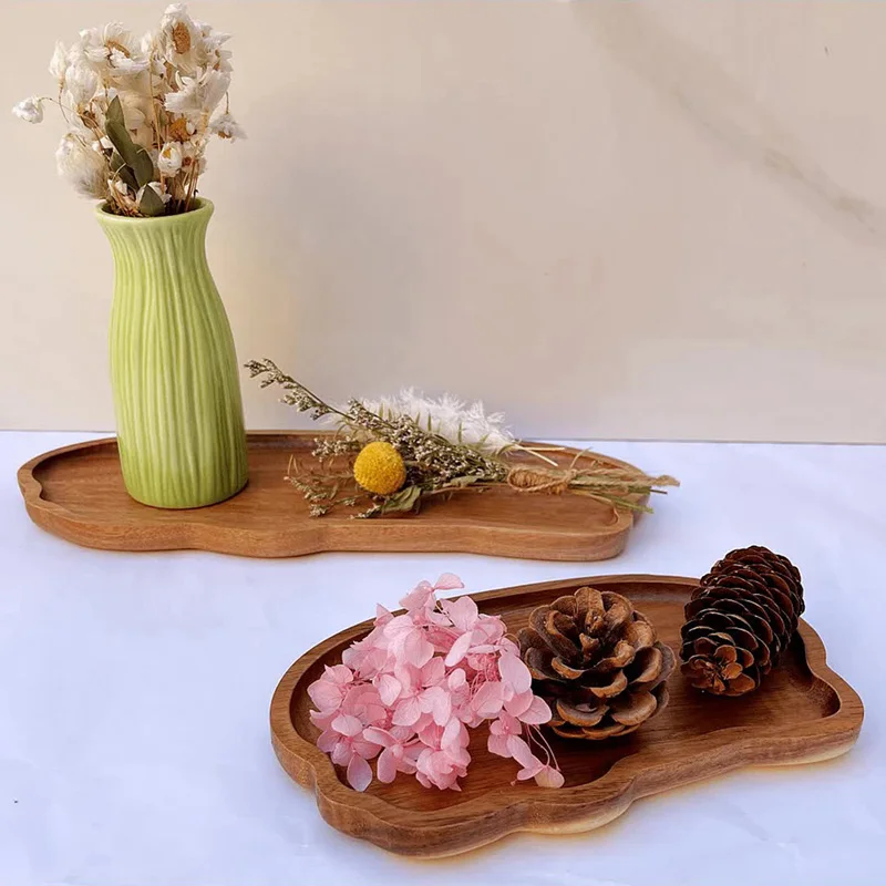 Plateau à thé et café en bois  - Food Snacks Candy avis et prix